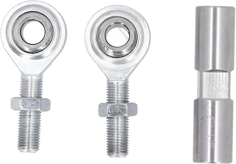 KooingTech Alternator Tensioning Rod, 2 1/2In Adjuster Tensioner Rod, Heim Joint Rod, Stainless Steel Alternator Bracket Diameter 5/8in Compatible with SBC BBC 350 454 Engine - Image 1